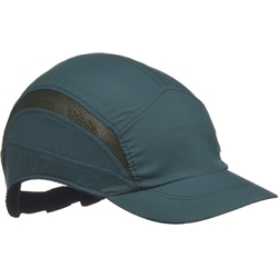 3M Hc24 First Base Safety Baseball Cap Reduced Peak Green 