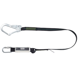 Msa 1.5M Energy Absorbing Webbing Lanyard Chrome 1.5M