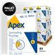 Apex Laminating Pouches A3 Medium Duty - Pallet of 90 Packs of 100 (9,000 Pouches Total)