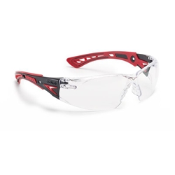 Bolle Safety Rush+ Go Green Platinum Glasses Clear 