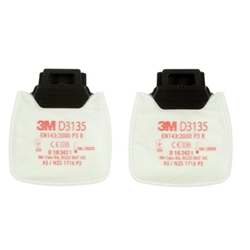 3M D3135 Secure Click P3 R Filter White 