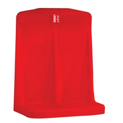 Red Double Fire Extinguisher Stand C/W Recessed Base Red 