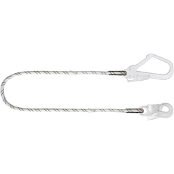 Kratos 1M Restraint Kernmantle Rope Lanyard White/Green 1M