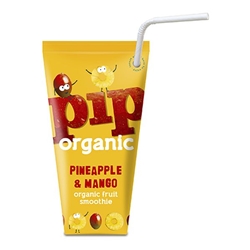 Pip Organic Pineapple & Mango Smoothie Carton 180ml [Pack of 24]