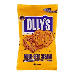 Olly's Pretzel Thins - Multiseed 35g [Pack of 10]