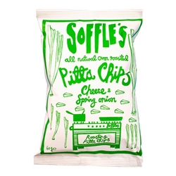 Soffle's Pitta Chips Black Pepper, Sea Salt, & Olive Oil 60g [Pack of 15]