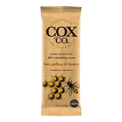 Cox&Co. 60% Bee Pollen & Honey Bar 25g [Pack of 20]