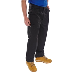 Beeswift Heavyweight Drivers Trousers Black 32T