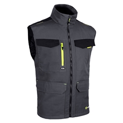 Beeswift Flex Workwear Gilet Two-Tone Grey / Black Xl