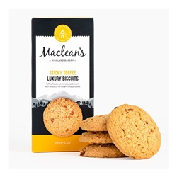 Maclean's Sticky Toffee Luxury Biscuits 150g [Pack of 12]