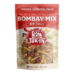 Tuk In Foods Red Chilli Bombay Mix 40g [Pack of 9]