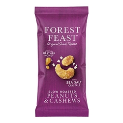 Forest Feast Slow Roasted Peanuts & Cashews Impulse 40g [Pack of 12]