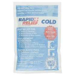 Rapid Relief Instant Cold Pack Large 5"X 9" White 9"