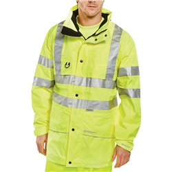 Beeswift Carnoustie Hi-Vis Jacket Saturn Yellow S