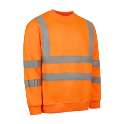 Beeswift Essential Sweatshirt Hi-Vis Jumper Orange 4Xl