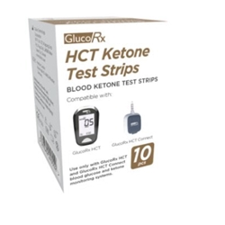 GlucoRx HCT KETONE STRIPS 1 x 10
