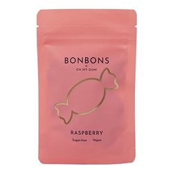 OH MY GUM! BONBONS by OH MY GUM! Raspberry 32g [Pack of 10]