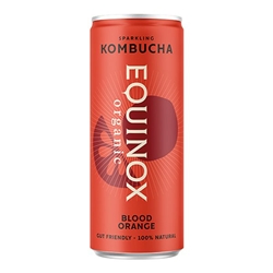 Equinox Blood Orange Organic Kombucha 250ml [Pack of 12]