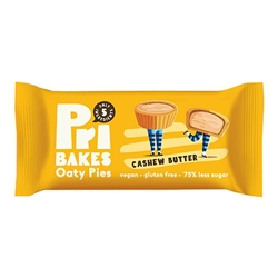 Pri Bakes Oaty Pies, Cashew Butter 48g [Pack of 12]