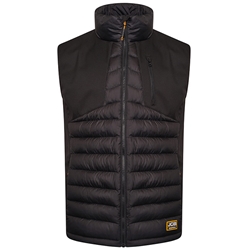 JCB Workwear Trade Hybrid Padded Gilet Black 2Xl