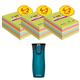 Post-it Super Sticky XXL Notes Triple Pack (18 Pads) + FREE Contigo Travel Mug!