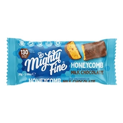 Mighty Fine Milk Chocolate Honeycomb 30g Bar [Pack of 15]