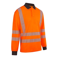 Beeswift Arc Compliant Hi-Vis Polo Shirt Orange Xl