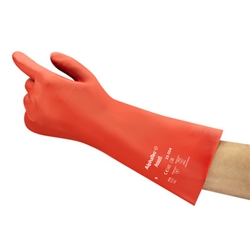 Ansell Alphatec 15-554 Glove Red Xl