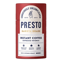 Presto Coffee Roasters Espresso Intenso Instant Coffee 90g [Pack of 6]