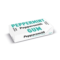 Peppersmith 100% Xylitol Peppermint Gum 15g [Pack of 12]
