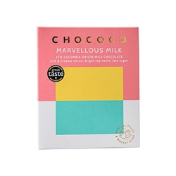Chococo 47% 'Milk' Chocolate Bar 75g [Pack of 12]