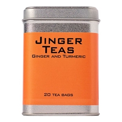 Jinger Drinks ginger and turmeric Tea bags 20tc [Pack of 24]
