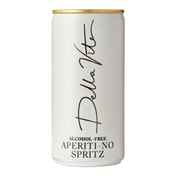 Della Vite RTD Alcohol-Free Aperiti-No UK 200ml Can [Pack of 24]