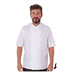 Short Sleeve Chef Jacket - Logo FLB