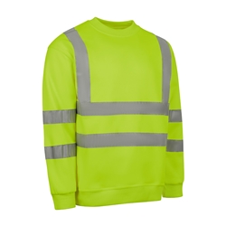 Beeswift Essential Sweatshirt Hi-Vis Jumper Saturn Yellow 4Xl