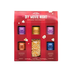 Popcorn Shed DIY Movie Night Popcorn Toppings Kit 704g [Pack of 6]