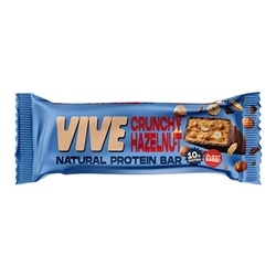 Vive Natural Protein Bar, Crunchy Hazelnut 49g [Pack of 12]