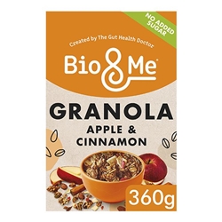 Bio&Me Apple & Cinnamon Gut-Loving Granola 360g [Pack of 5]