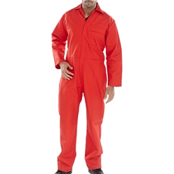 Beeswift Fire Retardant Boilersuit Red 42