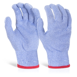 Beeswift Glovezilla Cut Resistant Food Safe Gloves Blue S