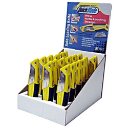 Phc Retail Display Stand With 18 Auto Loading Knives Yellow 