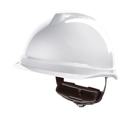 Msa V-Gard 520 Peakless Safety Helmet White 