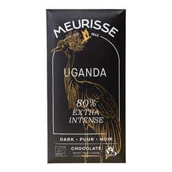 Meurisse Dark chocolate from Uganda 100g [Pack of 15]