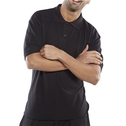 Beeswift Premium Polo Shirt Black M