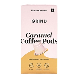 Grind Coffee Pods Home Compostable Caramel Blend 90g [Pack of 100]