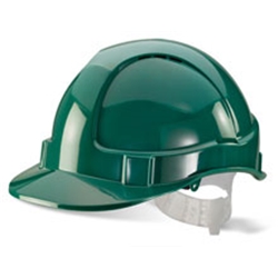 Beeswift Economy Vented Safety Helmet Green 