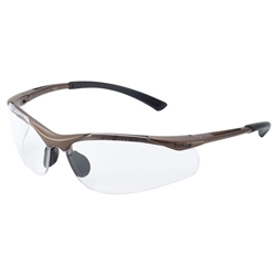 Bolle Safety Contour Platinum Glasses Clear 