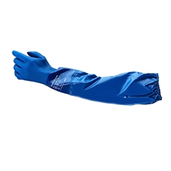 Ansell Alphatec 23-201 Pvc Sleeve Glove Blue S
