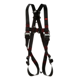 3M Protecta Vest Quick Connect Fall Arrest Harness Medium/Large Black / Red M/L