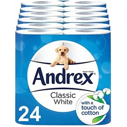 Andrex Classic Clean Toilet Roll (Pack of 24)
